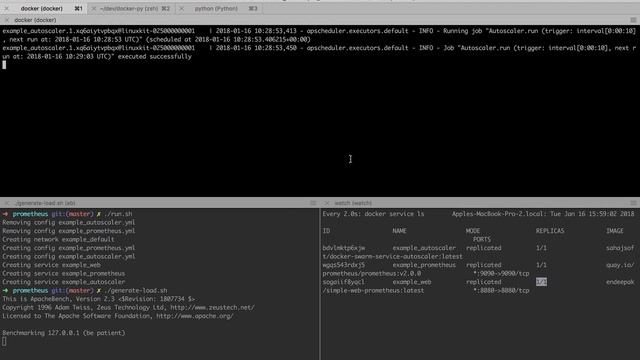 Docker swarm service autoscaler смотреть онлайн