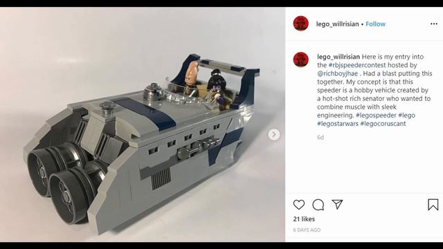 Lego Coruscant Speeder Build Contest Mid-Recap: ONE WEEK LEFT #RBJSpeederContest смотреть онлайн