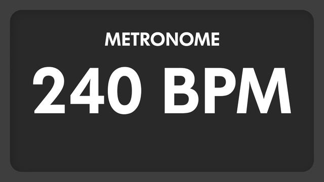 240 BPM Metronome смотреть онлайн