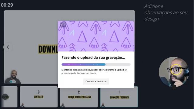 Como gravar VÍDEO APRESENTAÇÃO com o Canva Grátis Rápido Fácil e IMPRESSIONANTE! смотреть онлайн