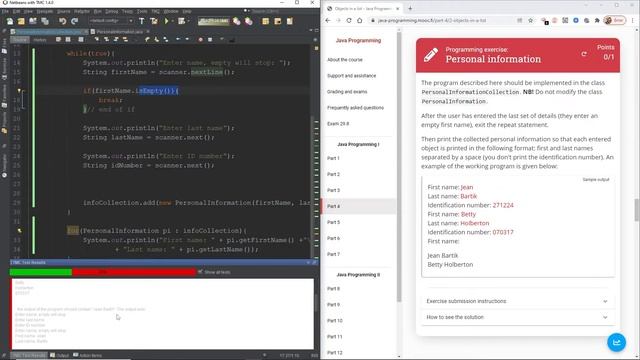 19. Java Helsinki Uni MOOC programming 1 part 4! Objects in a List смотреть онлайн