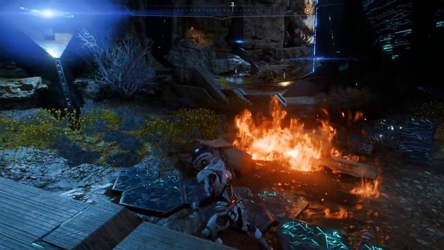 Пробуем Mass Effect: Andromeda #2. Первый контакт. Боевка и сохранения. смотреть онлайн