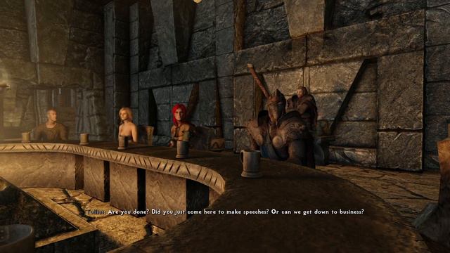 Triss Merigold Joining The Dragon Menace Meeting - Skyrim SE смотреть онлайн