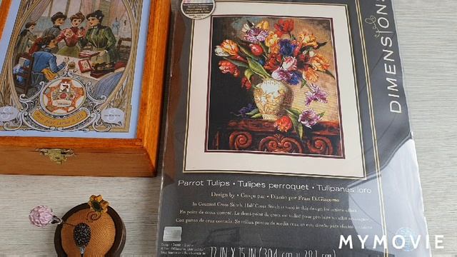 ВЫШИВКА КРЕСТИКОМ. НАБОР МОЕЙ МЕЧТЫ. Dimensions Попугайные тюльпаны смотреть онлайн
