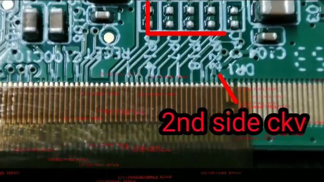 ST3151A05-1-XC-3 No Display Solution #ckv Cuting # Blackscreen