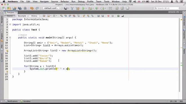 ۱۱- متود addAll در جاوا Java смотреть онлайн