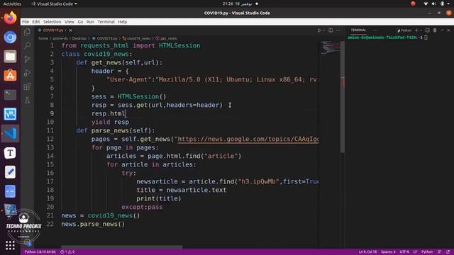Scraping Google News with Python смотреть онлайн