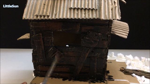 DIY Witch House/Haunted House Using Recycled Cardboard! смотреть онлайн