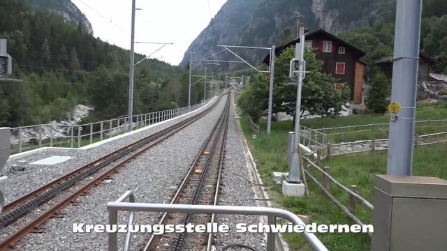 Führerstandmitfahrt HGe 4/4 Visp - Zermatt смотреть онлайн