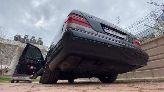 Mercedes W140 S500 Long 5.0 M119 V8  - Cold Start - İlk Çalıştırma