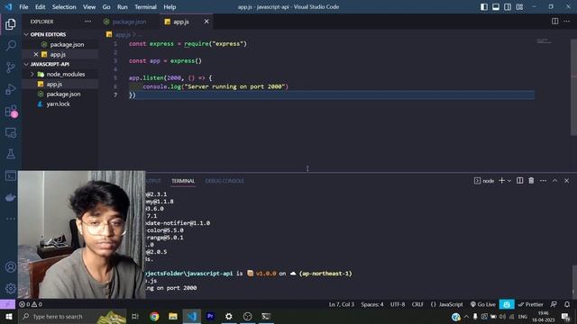 Set up Node API's in Typescript and Javascript смотреть онлайн