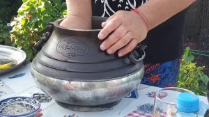 Гусь с яблоками, приготовлен в Афганском казане#гусь#афганскийказан#зож#