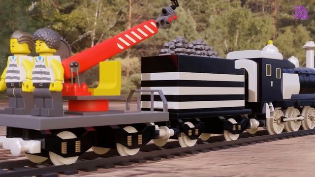 Lego Train Rob Fail Choo choo train! смотреть онлайн