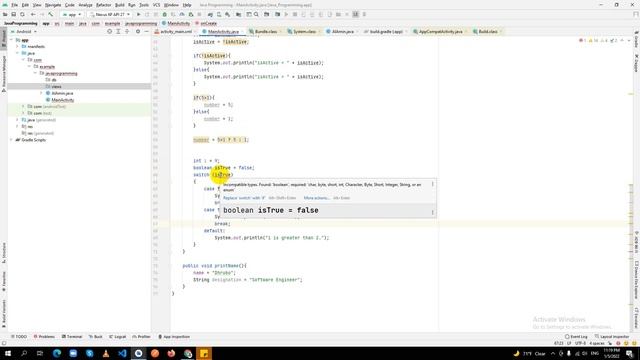 Class 003: Mobile Application Development - Package in Java, Decision Making, Loops смотреть онлайн
