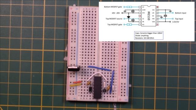 How to use the IR2110 MOSFET gate driver смотреть онлайн