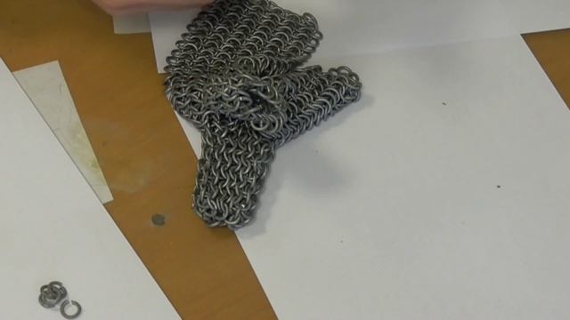 Кольчуга. Как сделать кольчугу? Кольчужная перчатка - часть 2 смотреть онлайн