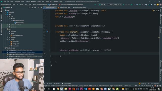 Firebase Android Authentication Tutorial смотреть онлайн