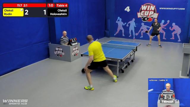 21:30 Родин Алексей 3-0 Головешкин Алексей стол 4 ЮГ-5 01.06.22 смотреть онлайн