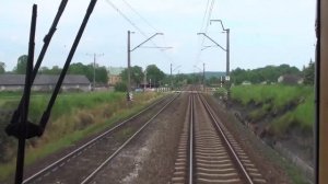 Красивое видео на Европу из окна кабины Машиниста поезда в Польше. Железная дорога в Польше