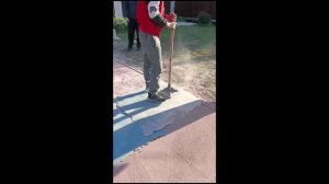 Печатный бетон в Москве