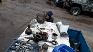 Разборка раздатки газ 66.