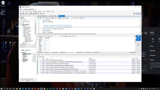 13 MySQL Distinct and In смотреть онлайн
