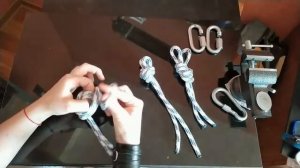 Узлы туристические 2. Как завязать узел Заячьи уши. Двойной проводник