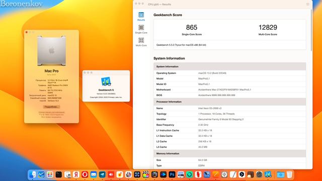 НАСКОЛЬКО ВАЖНА СИНТЕТИКА В MACOS? ВЕРИТЬ ЛИ НОВОМУ GEEKBENCH 5? - ALEXEY BORONENKOV смотреть онлайн