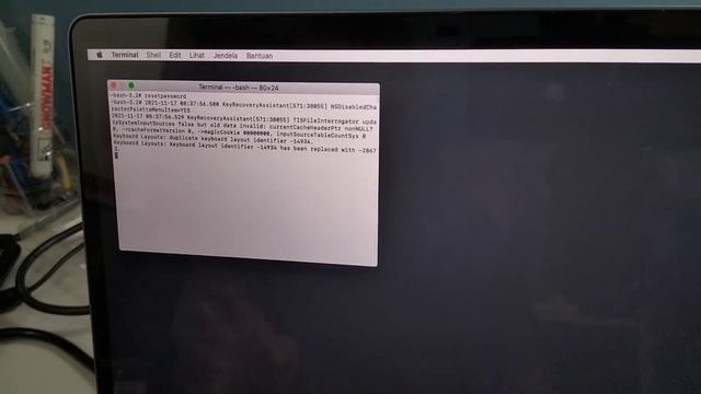 Cara Reset Password Notebook MacBook Pro