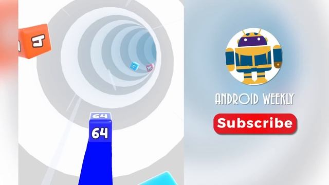 JELLY TUBE RUN 2048 - Level Up 'Jelly Run 2048' Game смотреть онлайн