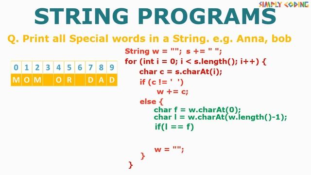 String in Java - Word Programs смотреть онлайн