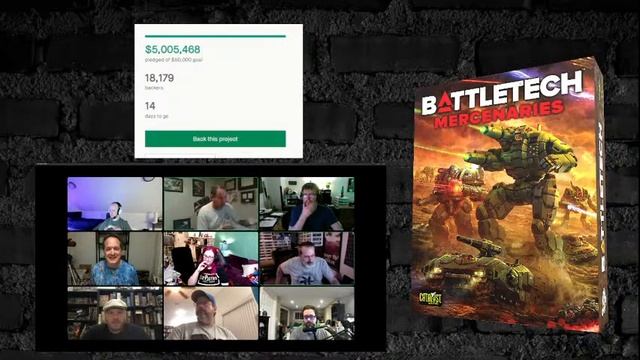 Catalyst Game Labs, BattleTech Mercenaries Kickstarter смотреть онлайн