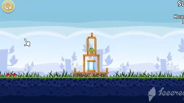 Angry Bird (poached eggs) Level 1 смотреть онлайн