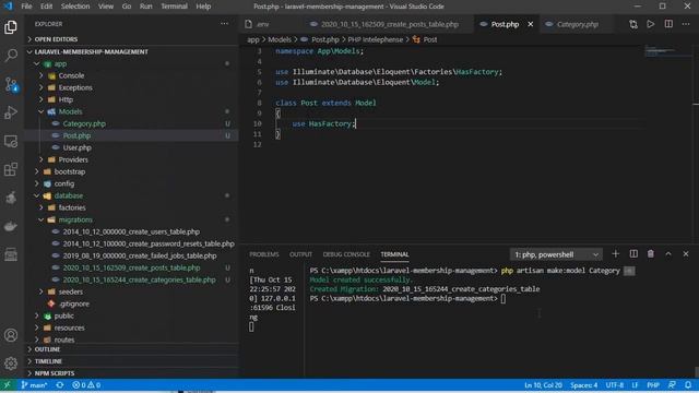 #3 Laravel Membership Management Bangla - Database Migration, Model - Database Data Fetch & Insert смотреть онлайн