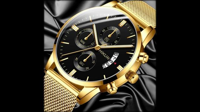 Montre Homme классические синие мужские часы Алиэкспресс  из нержавеющей стали с сетчатым ремешком,