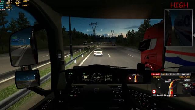 Intel Q8300 - MSI R7 250 - Benchmark - FPS Test - Euro Truck Simulator 2 Singleplayer смотреть онлайн