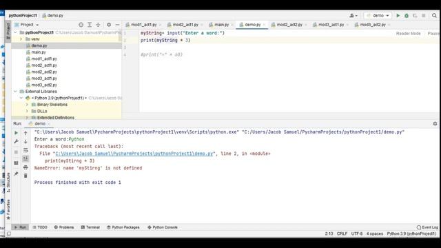 String Replication in Python смотреть онлайн