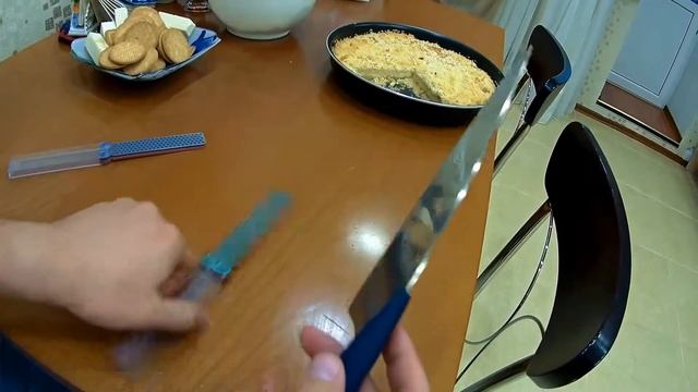 Заточка на алмазах DMT. Делаем домашний фарш. смотреть онлайн