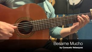 Besame Mucho for solo guitar