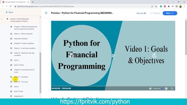 Python for Financial Programming | One Stop Solution ? смотреть онлайн