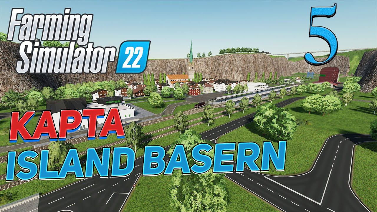 FS 22 Карта "ISLAND BASERN" # 5 ✦СТРИМ✦ смотреть онлайн