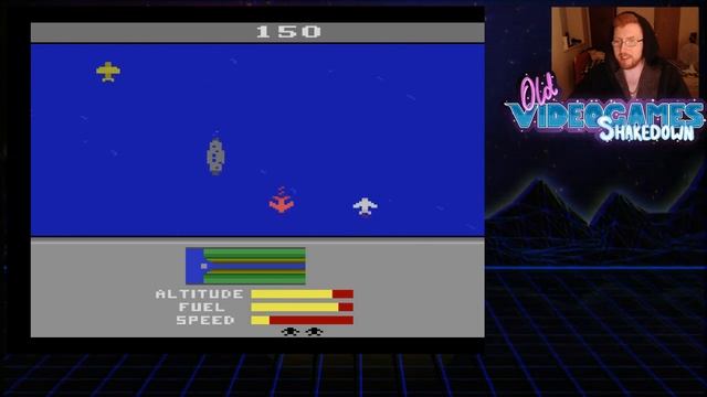 Old Video Games Shakedown - River Raid - Atari 2600 смотреть онлайн