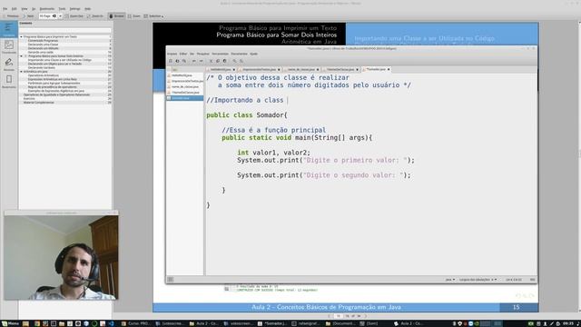 POO - Aula 2 - Parte 2 - Declaração de Variáveis e Leitura смотреть онлайн