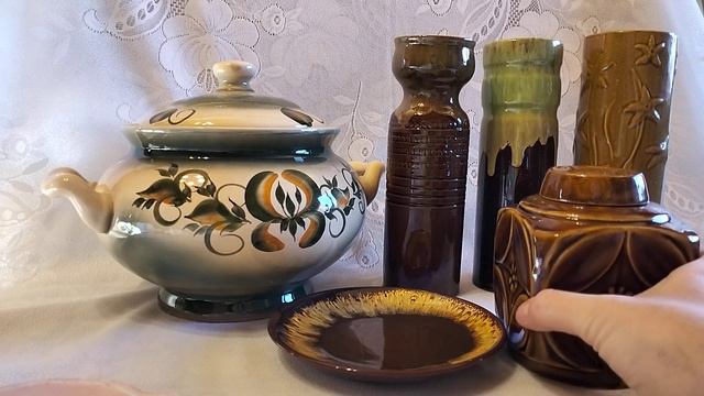 Керамика и тарелка сирень от Завода им. Калинина смотреть онлайн