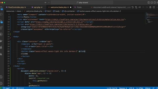 Laravel Code Snippet | How to build load more pagination using alpine js and Laravel смотреть онлайн
