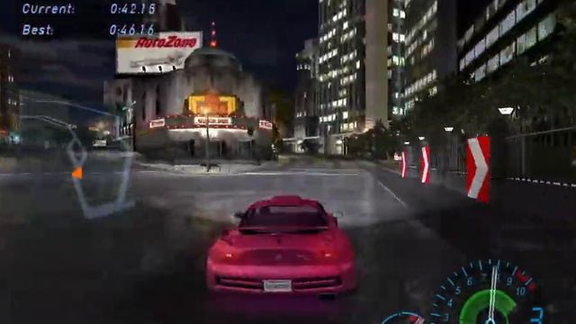 99 LAPS - MAX traffic - map11 INNER CITY REVERSE - free run - NFS UG смотреть онлайн