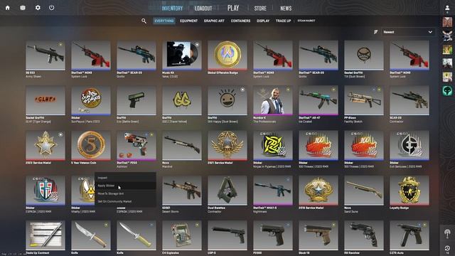 How to Put STICKERS on Gun in CS2? #cs2 смотреть онлайн