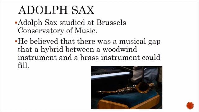 Saxophone History