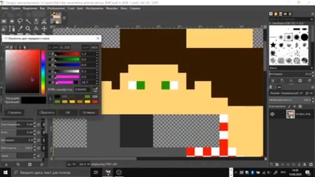 Как сделать HD скин для Minecraft Windows 10