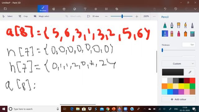 COUNTING SORT ALGORITHM . EXAMPLE WITH EXPLANATION. смотреть онлайн